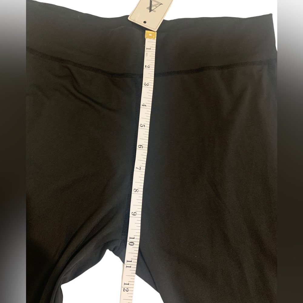 NWT Black Crisscross Mesh Leggings-Size L/XL - Picture 11 of 15